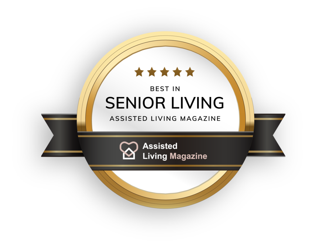 Best in Senior Living award badge for Mill View Memory Care